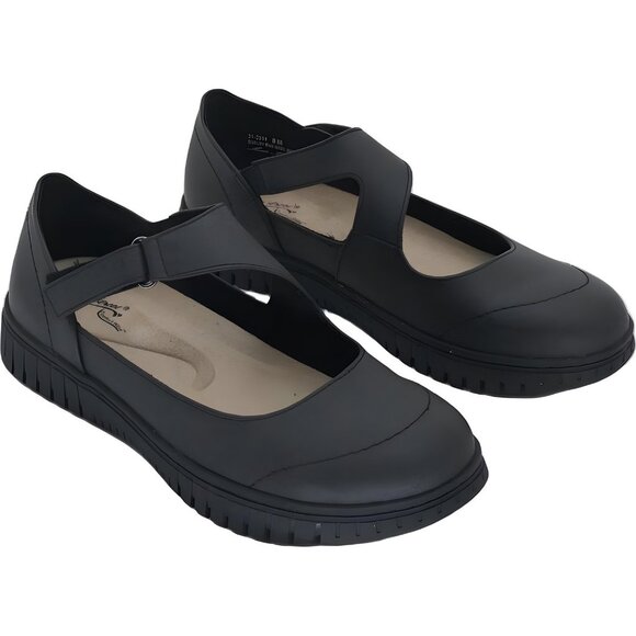 Easy Street Joyful Mary Jane Shoes Black - Women's Size 8 Medium Vegan Leather - Picture 4 of 8